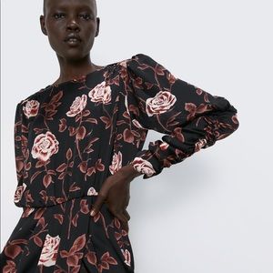 Zara Floral Dress [New w/ Tags]